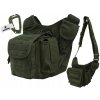 MIL-TEC VOJENSKÁ TAKTICKÁ TAŠKA NA RAMENO JEDNORAMENNÁ + GR.