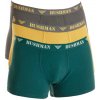 Bushman boxerky Edward II 3 Pack dark grey/yellow/petrol XXL