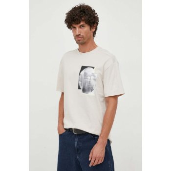Calvin Klein tričko s potlačou béžové od 66,9 € - Heureka.sk