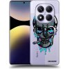 Picasee silikónový prehľadný obal pre Xiaomi Redmi Note 14 Pro 5G - EARTH - Lebka 3.0