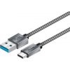 YENKEE YCU 311 GY kábel USB A 3.1 / C 1m