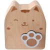 Clayre & Eef Drevená naťahovacia hracia skrinka mačička Kitty - 7*4*8 cm - Clayre & Eef
