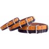 COLLAR Kožený obojok ZigZag, 38-50cm/25mm