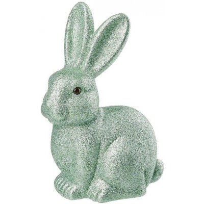 Butlers EASTER Veľkonočný trblietavý zajačik 22 cm - modrá