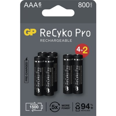 GP ReCyko Pro AAA 6ks 1033126080 od 13,9 € - Heureka.sk