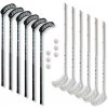 Eurostick Gravity B/W IFF Set (12 hokejok) 6x ľavá / 6x pravá
