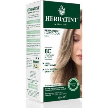 Herbatint permanentná farba na vlasy svetlo popolavá blond 8C 150 ml