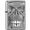 ZIPPO Zapaľovač CARBON SKULL (22035)