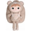 Ruksak Metoo s vyberateľným plyšákom - Béžový medvedík