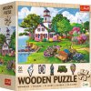 TREFL Drevené puzzle Letný raj 501 dielikov