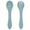 Petite&Mars Take&Match Silicone Cutlery príbor Frosted Sky 6m+ 2 ks