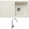 Blanco METRA 5 S biela soft 527110 + Blanco MIDA chróm 517742