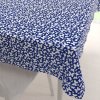 Biante Bavlnený obdĺžnikový obrus Sandra SA-376 Biele motýliky na modrom 60x100 cm