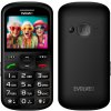 EVOLVEO EasyPhone XS, mobilní telefon pro seniory, černý
