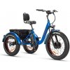 Elektrická trojkolka ECO-80 Ztech 250W 48V 13Ah Mini Trailer Modrá