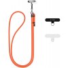 Popruh cez rameno/šnúrka na telefón Tech-Protect C1S Rope Crossbody Strap Neon Orange/Black