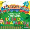 Puzzle vláčik Výletníček: Ide sa do lunaparku - Taktik