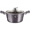 BERLINGERHAUS Kastról s pokrievkou s mramorovým povrchom 24 cm Carbon PRO Line BH-6893