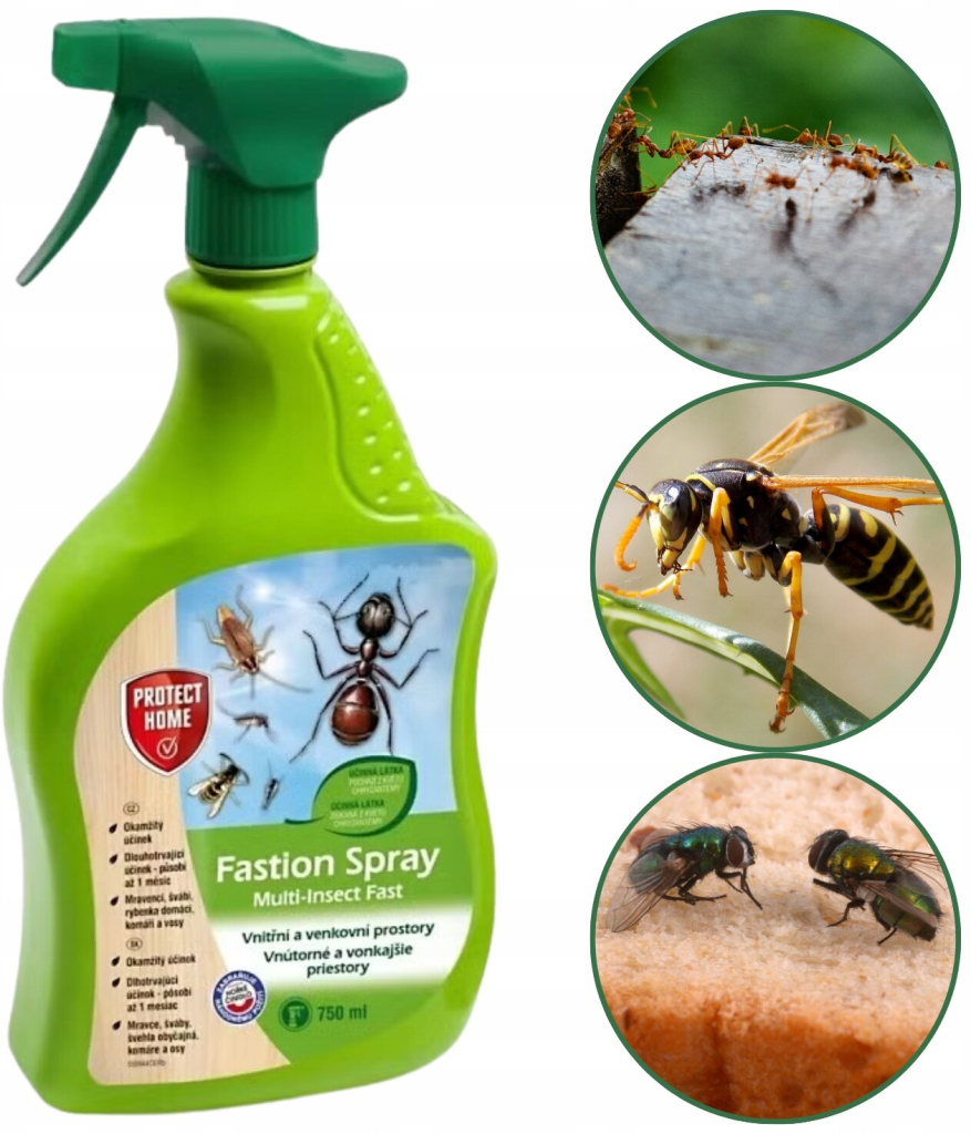 Floraservis FASTION spray proti lietajúcemu aj lezúcemu hmyzu 750 ml