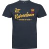 Superfutbal Pánske tričko Barcelona, tmavo sivá Veľkosť: M