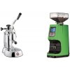 La Pavoni Stradivari Lusso + Eureka Atom 60, kawasaki green
