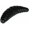 16ks Gumená Nástraha Mikado M-Area Maggot 3,4cm Čierna