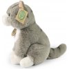 Rappa Plyšová mačka sediaca šedá 23 cm SOFT COLLECTION, ECO-FRIENDLY