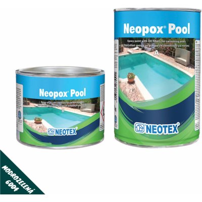 Neopox Bazén - epoxidová živica na bazény: 10 kg Modrozelená (RAL 6004)