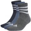 adidas Performance adidas 3-Stripes Cushioned Sportswear Low-Cut Socks 3 Pairs | 4067886377158 | Čierna | XL