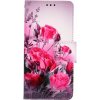 Puzdro TopQ Realme C25Y flipové Romantické ruže 70344