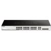 D-Link DGS-1210-28 28-portový gigabitový prepínač Smart+, 24x GbE, 4x RJ45/ SFP, bez ventilátora DGS-1210-28/E
