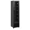 Chladicí skříň prosklené dveře | TEFCOLD FS176H Black