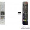 Predátor Toshiba CT-8035, CT-8040, CT-8041 náhradný diaľkový ovládač iného vzhľadu.