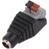 Zdierka DC 2,1mm svorka s pružinou
