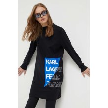 Karl Lagerfeld šaty Jeans čierna