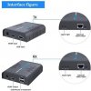 PremiumCord HDMI KVM extender s USB na 120m přes jeden kabel Cat5/6, bez zpoždění
