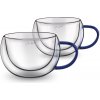 Lamart LT9113 2 dielna súprava pohárov nacappuccino Vaso modrá 270 ml