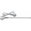 Aqualine LT THERMO Topná tyč s termostatom, rovný kabel, 500 W, Chróm LT67445