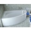 BESCO - Asymetrická vaňa CORNEA - Nožičky k vani - S nožičkami, Rozmer vane - 150 × 100 cm, Spôsob prevedenia - Pravé VANCOR150P+OLVPINOZ