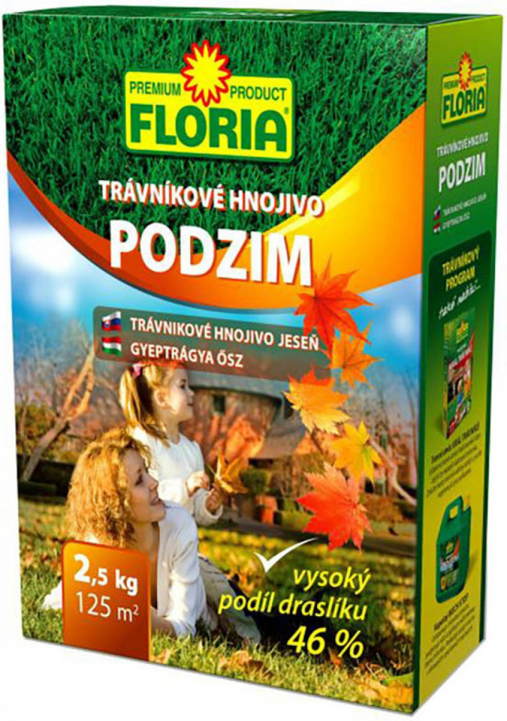 Agro Floria hnojivo podzimní trávníkové hnojivo 2.5kg