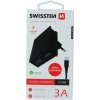 Rýchlonabíjačka Swissten Smart IC 3.A s 2 USB konektormi a dátový kábel USB Lightning 1,2 m, čierna 22048000