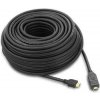 PremiumCord HDMI High Speed ??s Ether., so zosilňovačom, 20m, AWG26, 3x tienenie, M / M, pozlátené konektory, kphdmer20