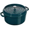 Liatinový hrniec Staub 26 cm, morská modrá