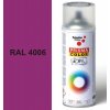 Sprej fialový lesklý 400ml, odtieň RAL 4006 farba dopravná purpurová lesklá, Schuller Ehklar, farby v spreji PRISMA COLOR 91202