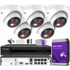 Hilook by Hikvision Sada na IP monitoring 6MP, 5 kamier IPCAM-T6-30DL, Hybrid Light, 8-kanálový rekordér s PoE, MD 2.0 - HiLook od Hikvision