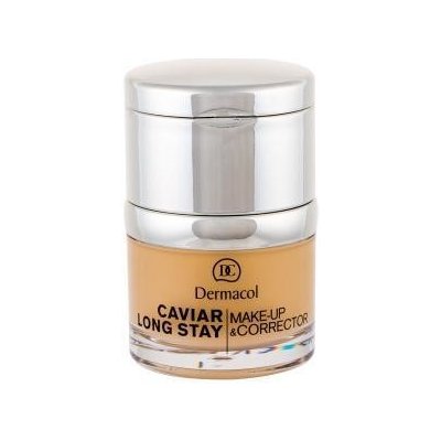 Dermacol Caviar Long Stay Make-Up & Corrector make-up a korektor s kaviárem 1,5 Sand 30 ml