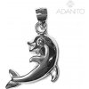 ADANITO SSP012904B - Strieborný prívesok delfín