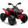 BENEO Elektrická štvorkolka Can-am Renegade, červená, jednomiestna, odpružená predná a zadná náprava CAN_AM_QUAD_RED