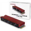 AXAGON CLR-M2, hliníkový pasívny chladič pre jedno aj obojstranný M.2 SSD disk, výška 12 mm CLR-M2