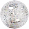 Nafukovacia plážová lopta 3D - Candy Glitter